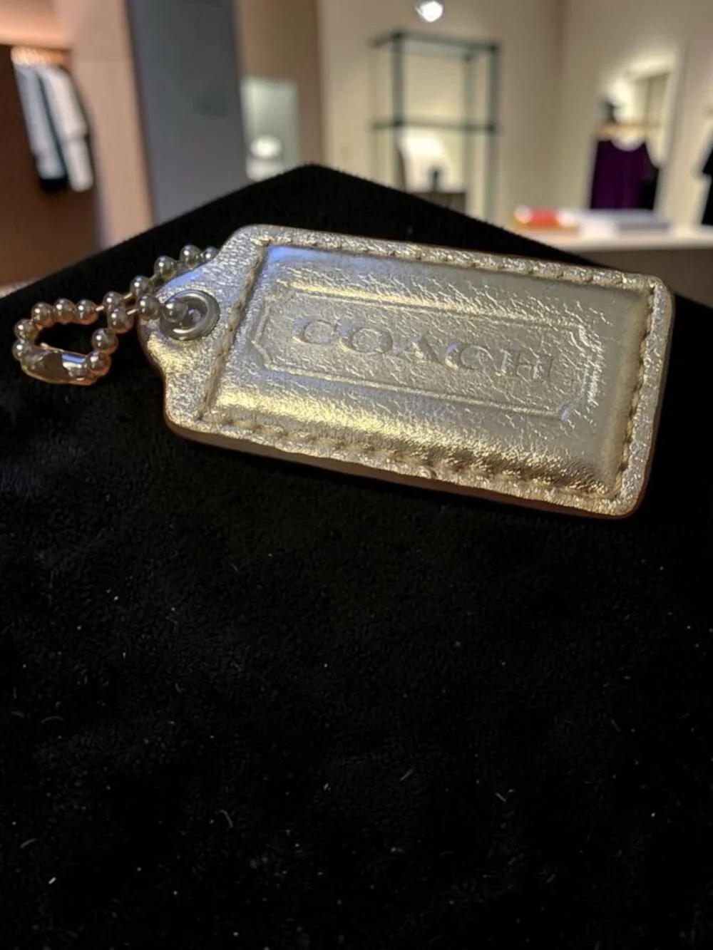 Coach Gold Tag – Excellent Condition